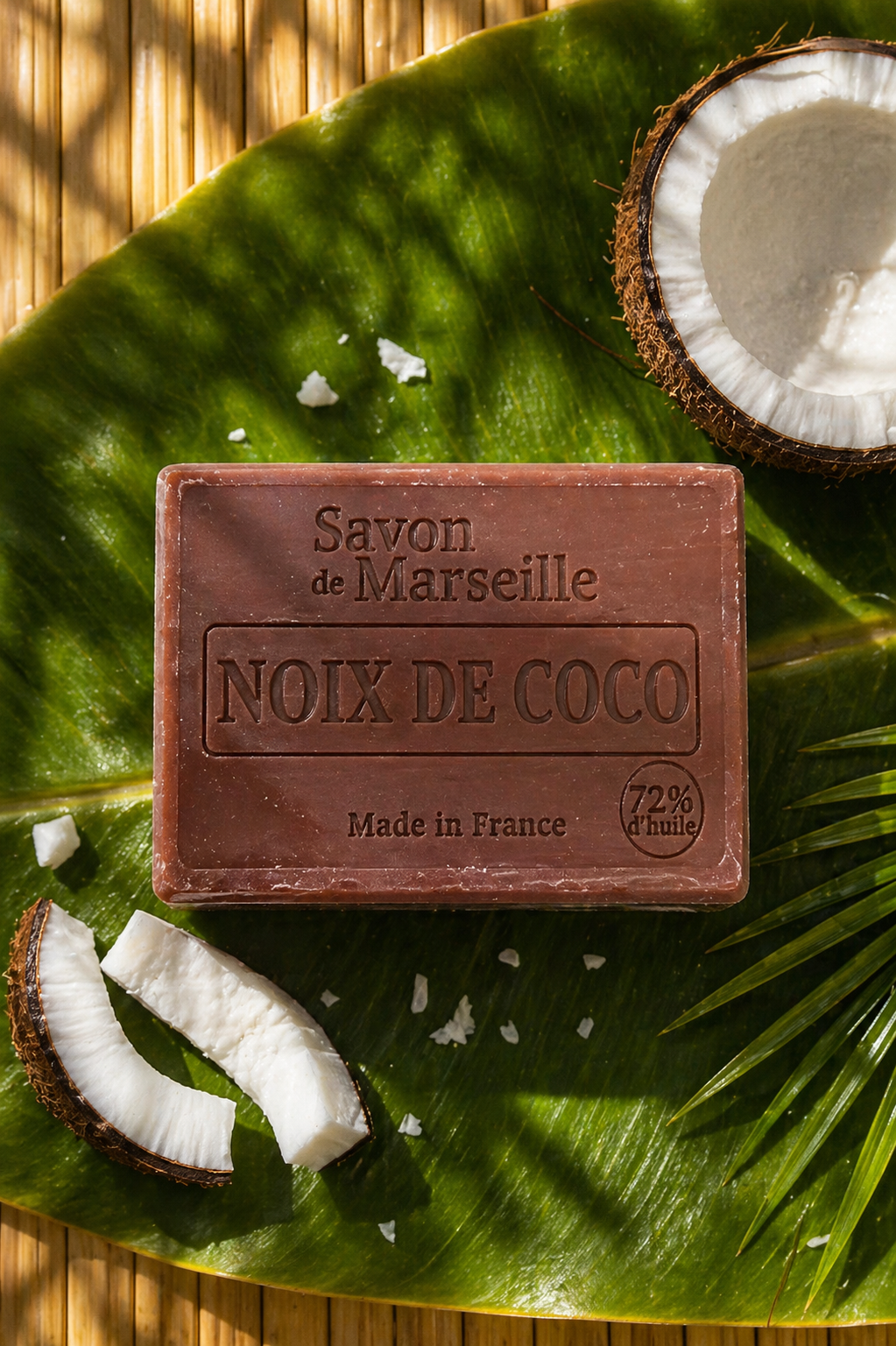 Savon de Marseille Artisanal – Noix de coco (100g)