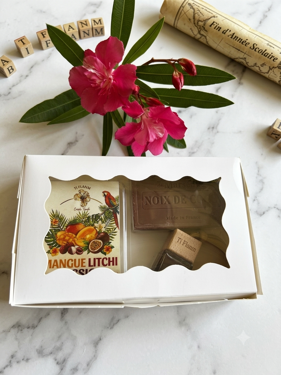 Coffret Cadeau "Douceur Créole" - Fin d'année scolaire